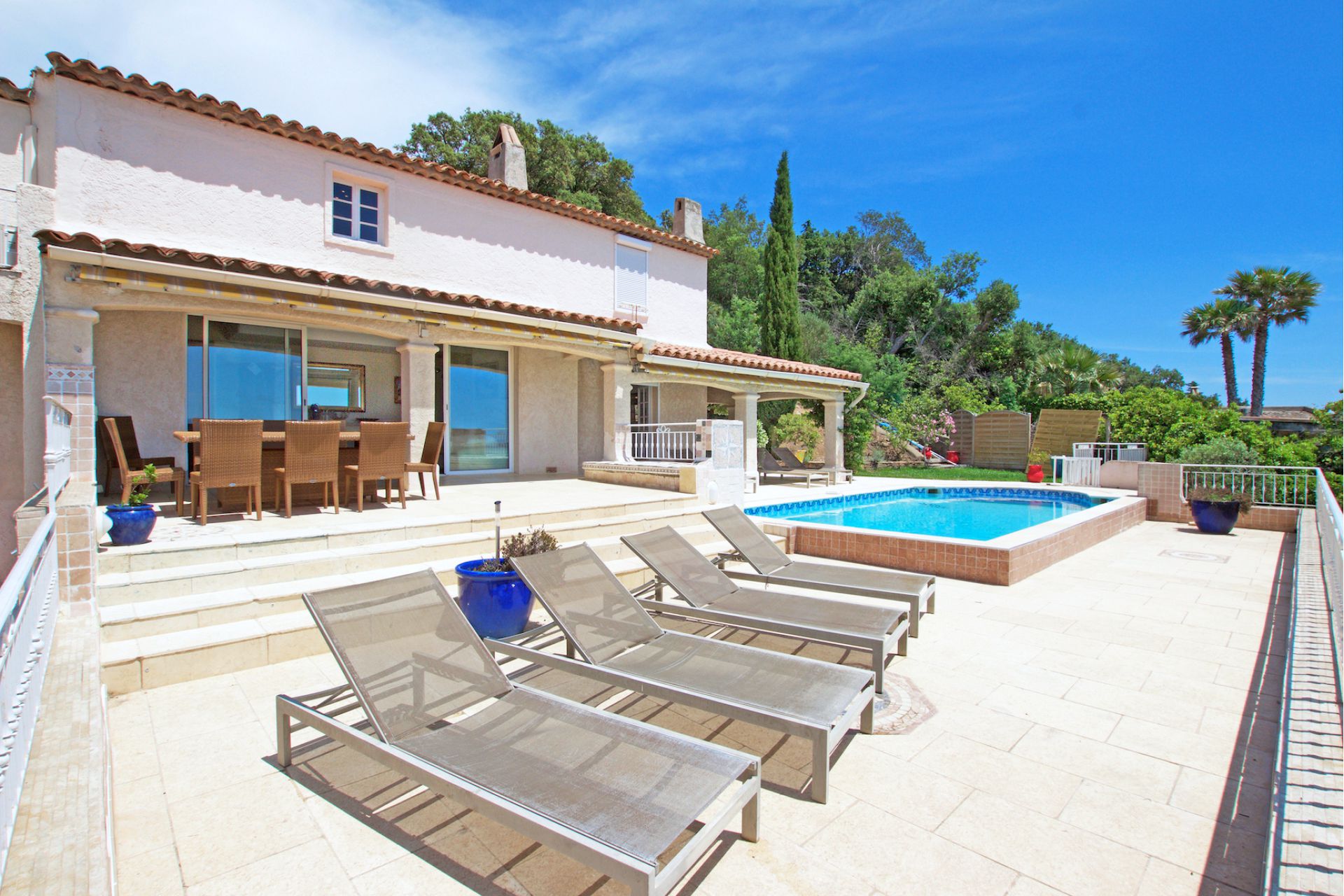 Méditerranée Location Mas with Private pool in Grimaud, Côte d'Azur