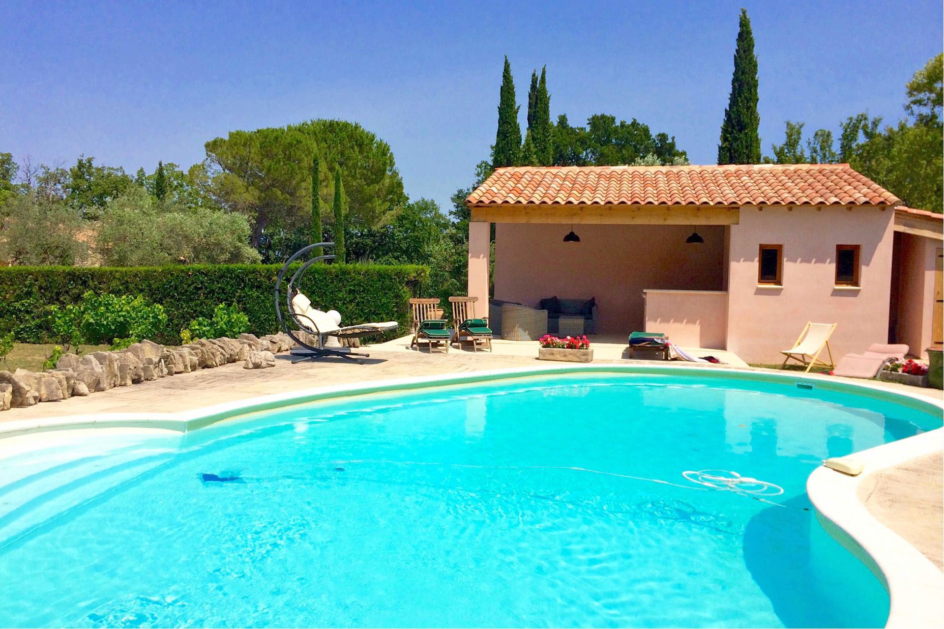 Méditerranée Location Villa avec Piscine privée à La Roque-sur-Pernes, Provence