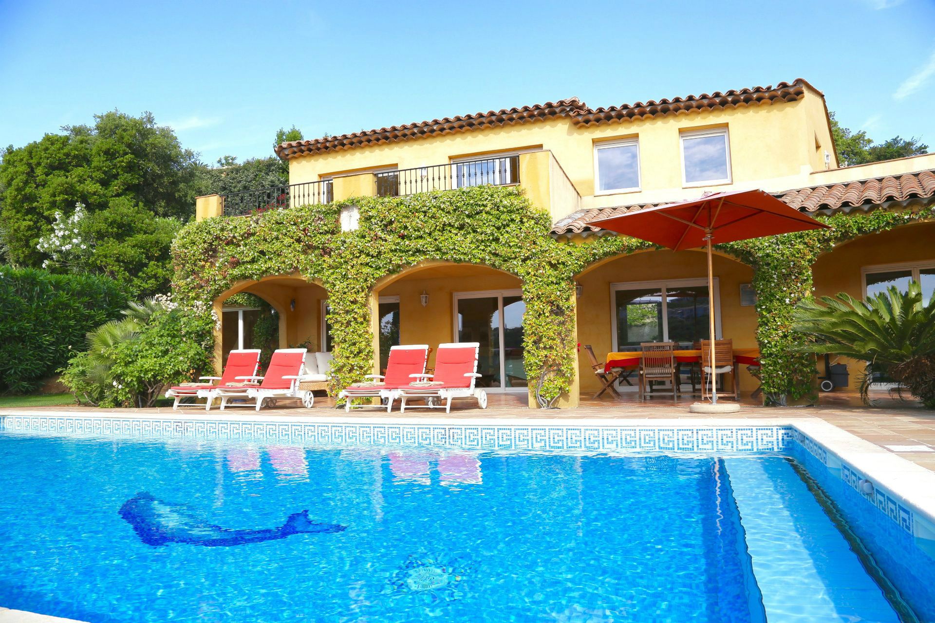 Méditerranée Location Villa with Private pool in Cavalaire sur Mer, Côte d'Azur