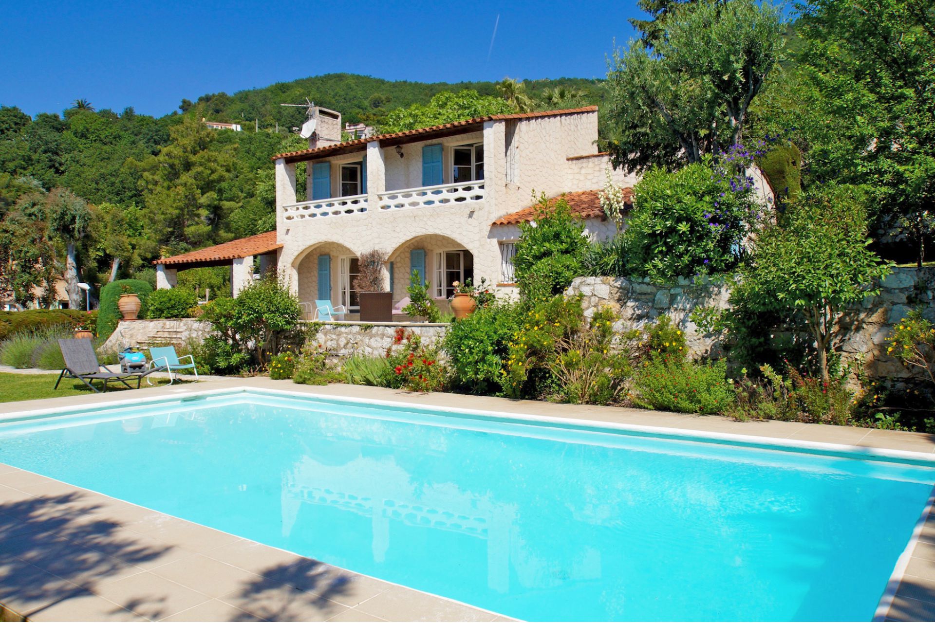 Méditerranée Location Villa with Private pool in Vence, Côte d'Azur