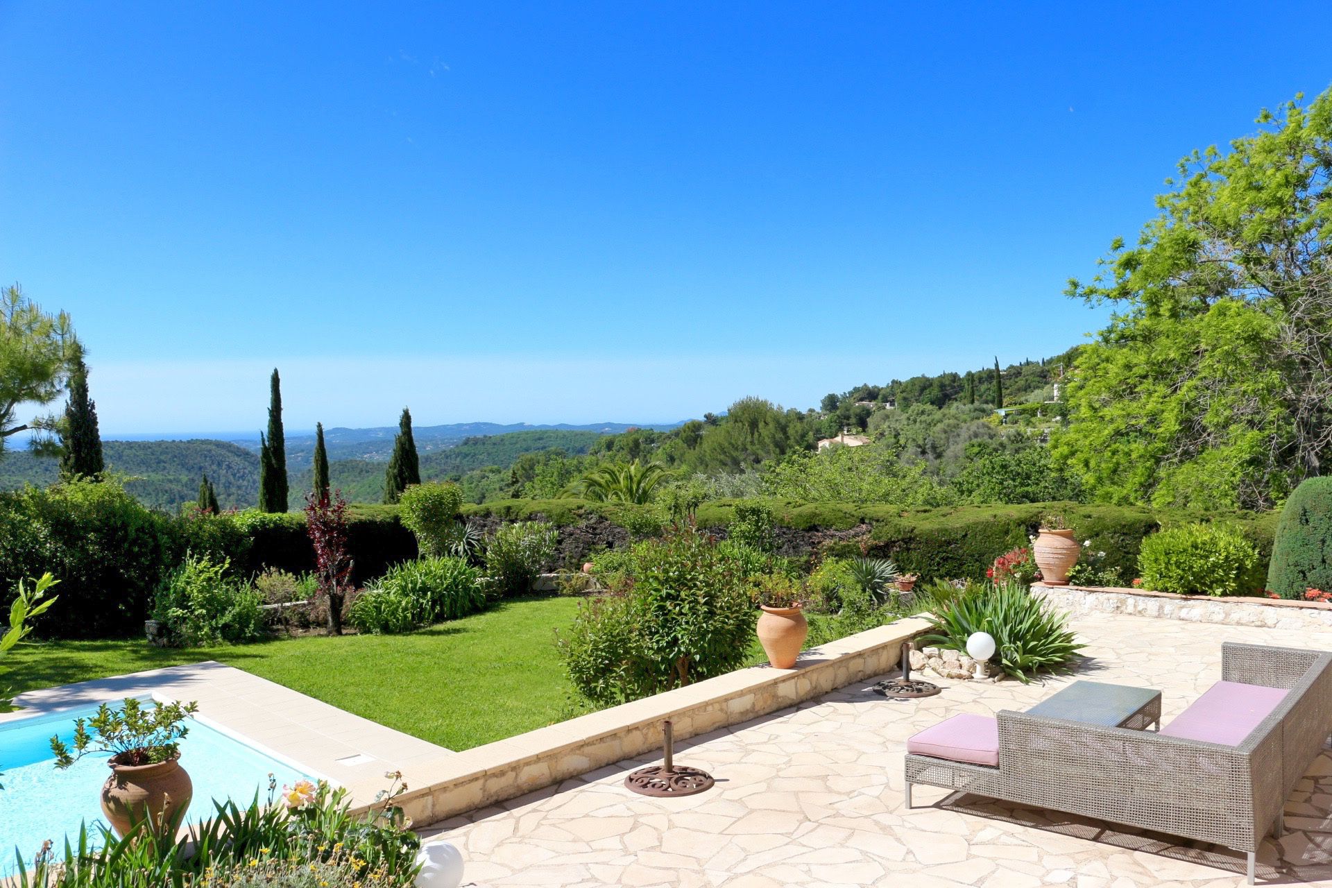 Méditerranée Location Villa avec Piscine privée à Vence, Côte d'Azur