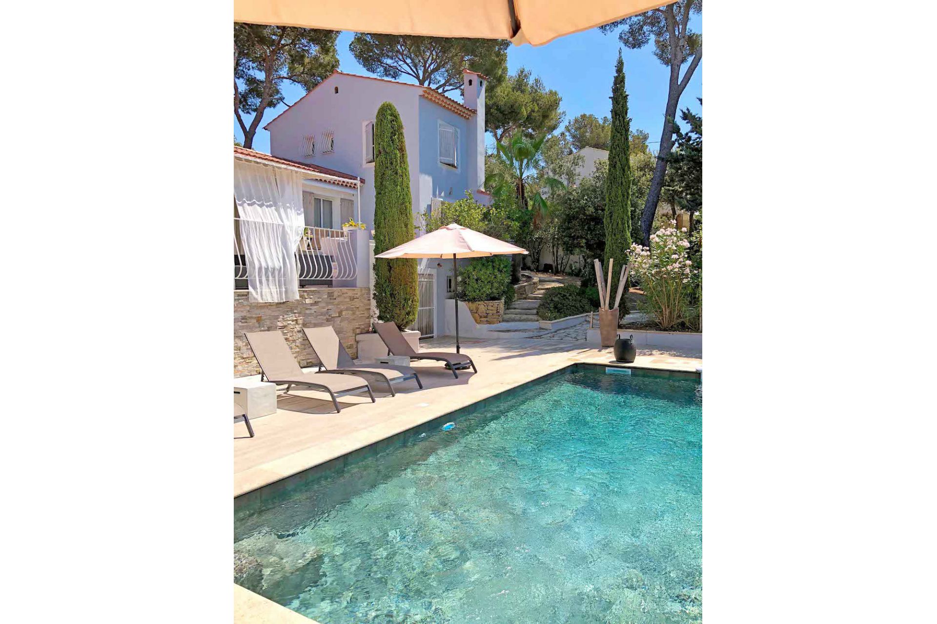 Méditerranée Location Villa avec Piscine privée à Six-Fours-les-Plages, Côte d'Azur