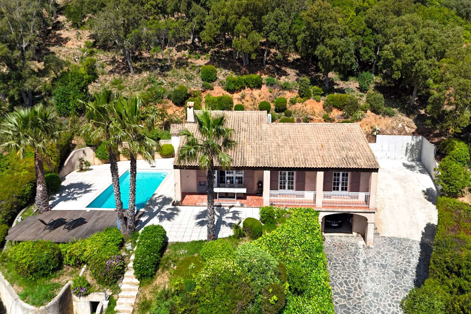Méditerranée Location Villa avec Piscine privée à La Croix Valmer, Côte d'Azur