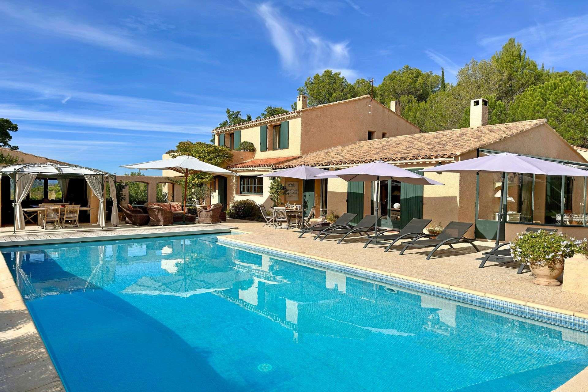 Méditerranée Location Villa with Private pool in Rognes, Provence