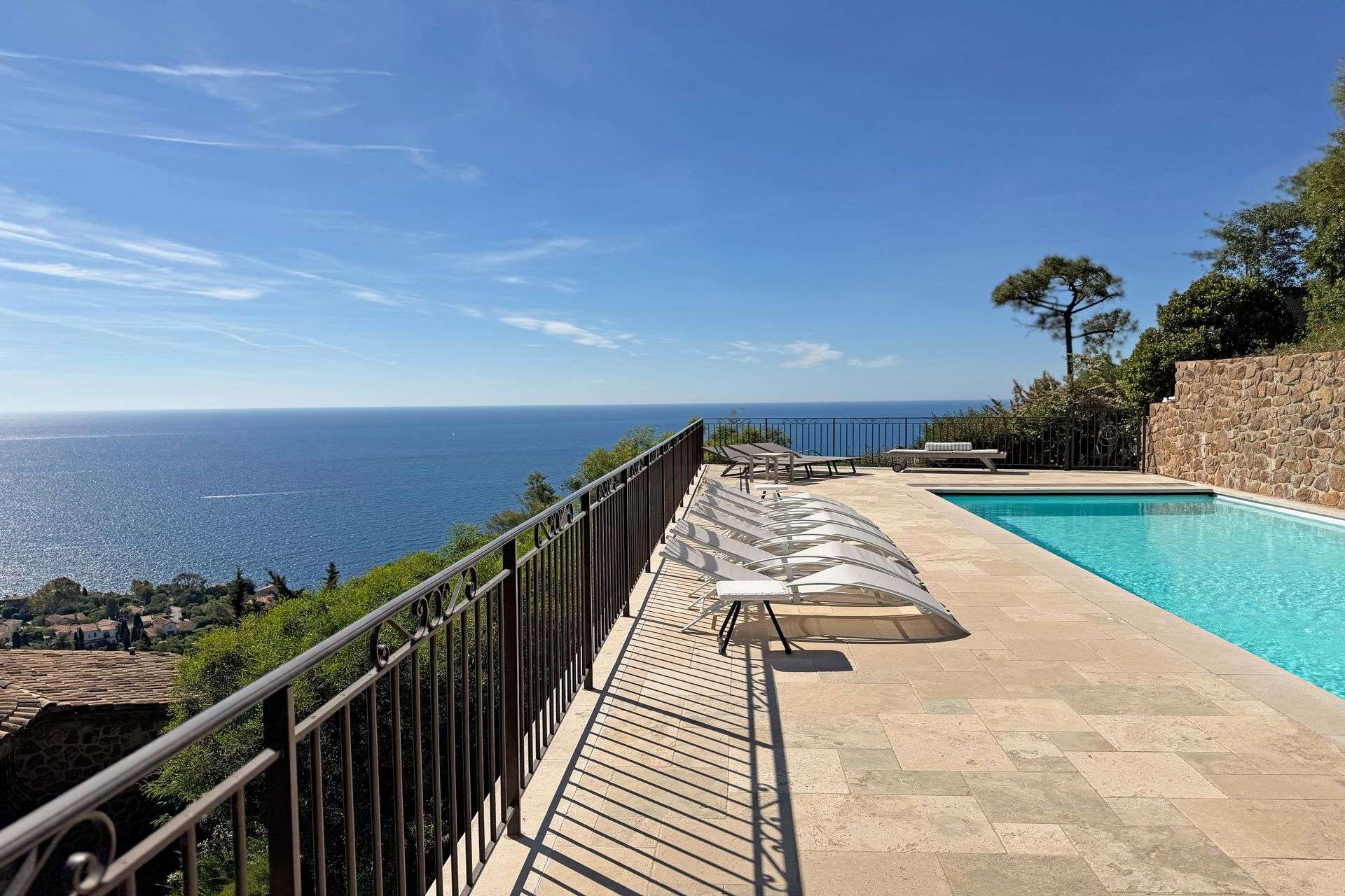 Méditerranée Location Mas avec Piscine privée à Le Trayas, Côte d'Azur
