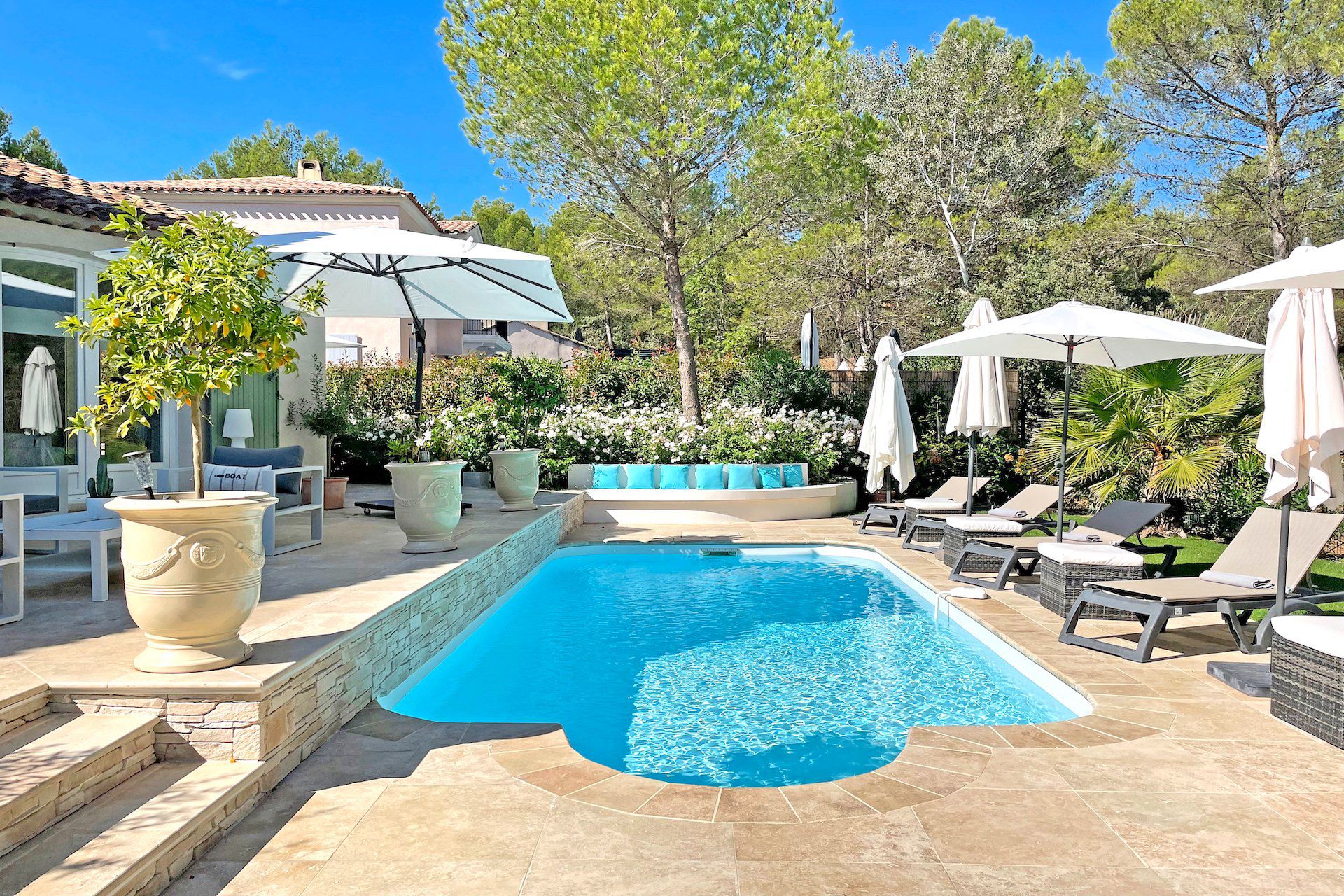 Méditerranée Location Villa avec Piscine privée à Pont Royal - Mallemort, Provence