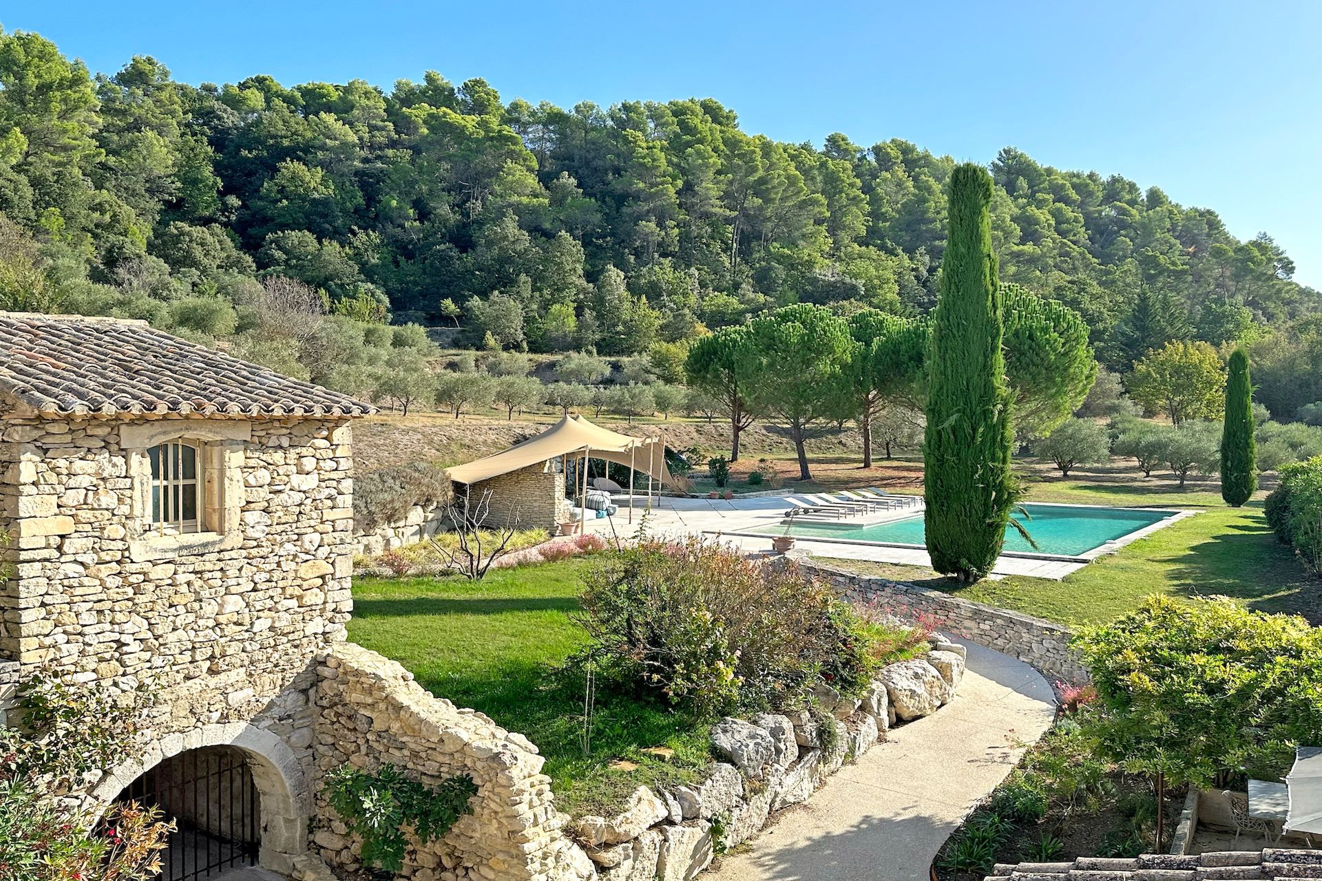 Méditerranée Location Bastide avec Piscine privée à Ménerbes, Provence