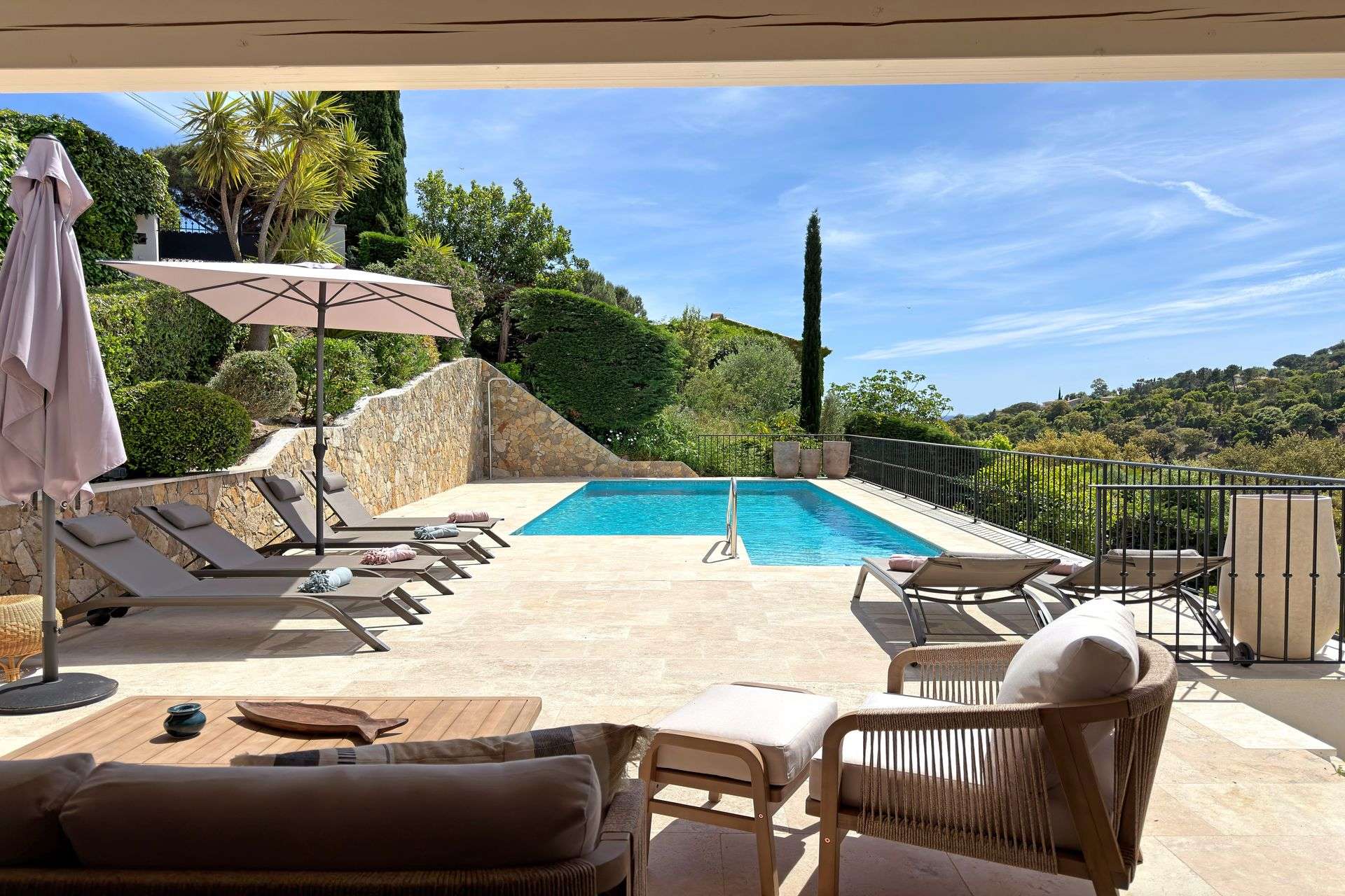 Méditerranée Location Villa avec Piscine privée à Les Issambres, Côte d'Azur