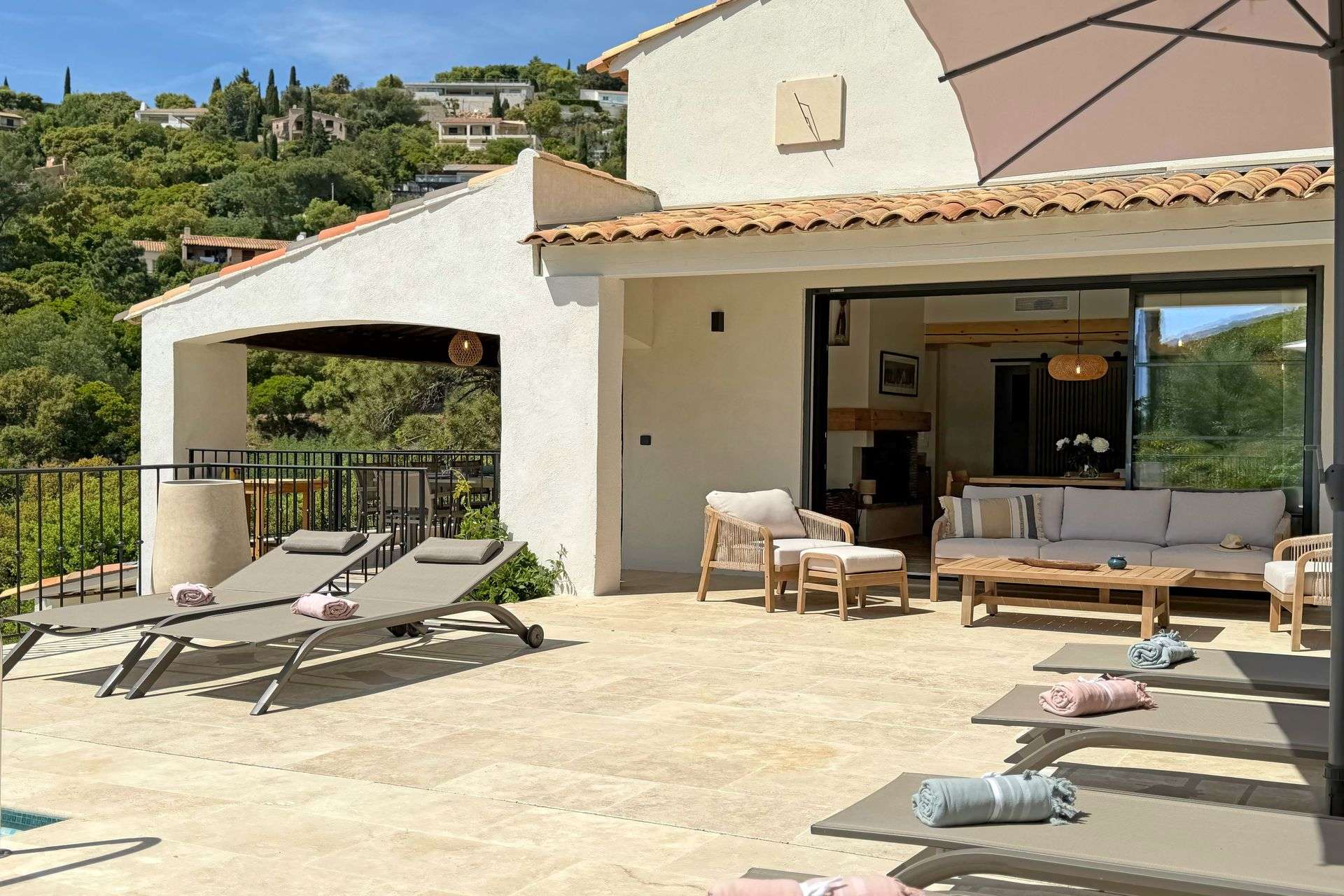 Méditerranée Location Villa avec Piscine privée à Les Issambres, Côte d'Azur