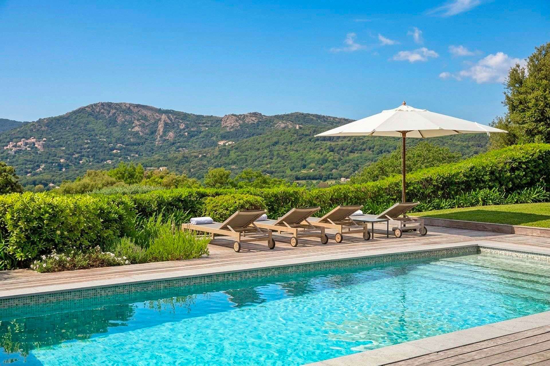 Méditerranée Location Villa avec Piscine privée à La Garde Freinet, Côte d'Azur