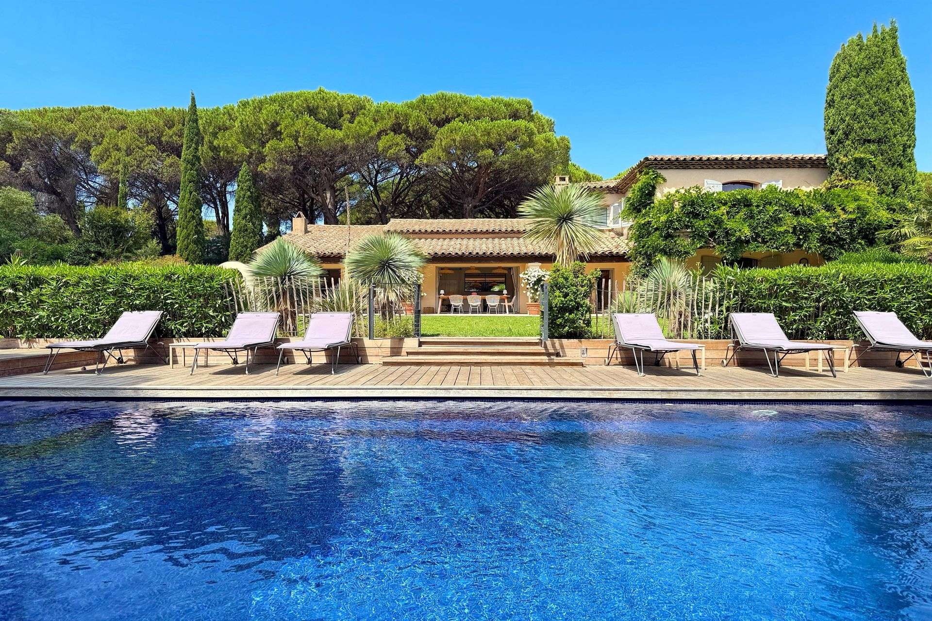 Méditerranée Location Villa with Private pool in Ramatuelle, Côte d'Azur