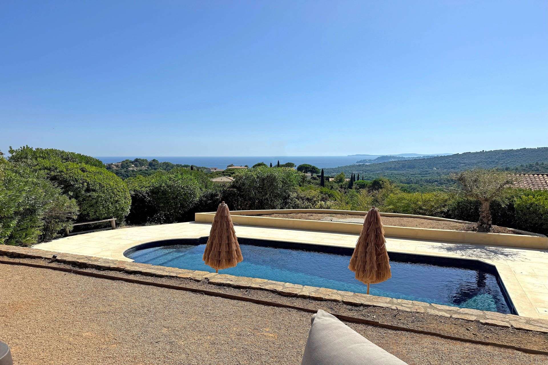 Méditerranée Location Villa avec Piscine privée à La Croix Valmer, Côte d'Azur